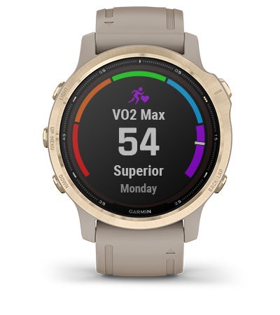 Funkcje Garmin Fenix 6S Solar Srebrny z czarnym paskiem [010-02409-00]